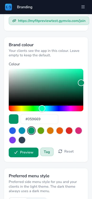 Make the app yours